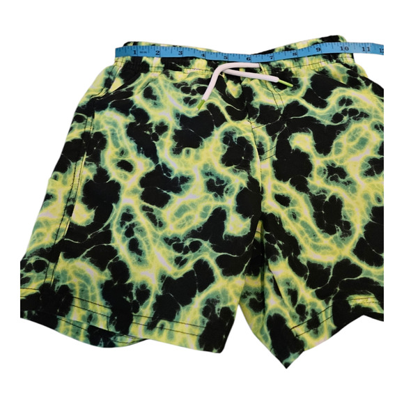 BCOOL Kids Size 5 Green And Black Swim Trunks - Picture 7 of 8